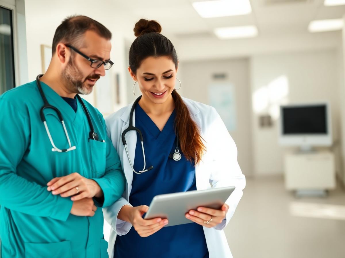 Doctors collaborating